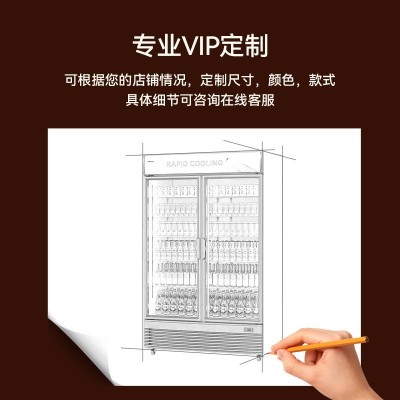 华尔冰柜保鲜展示柜冷藏柜立式批发便利店饮料啤酒柜商用冷柜厂家图3