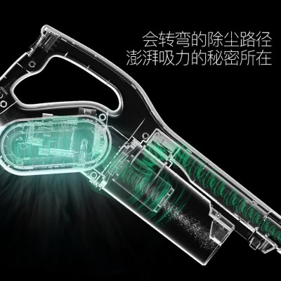 德尔玛DX700吸尘器家用大吸力手持式大功率强力真空除尘机DX700S图2