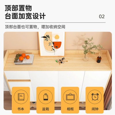 鞋柜家用门口简约现代入户客厅简易小户型大容量经济收纳 储物鞋架图4