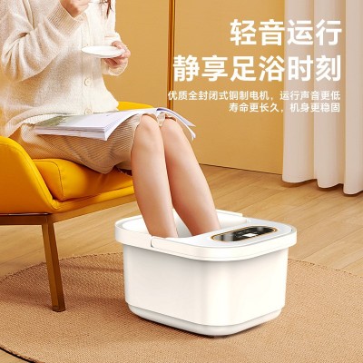 金正折叠加热泡脚桶家用自动加热泡脚盆便携式恒温款电动按摩足浴图3