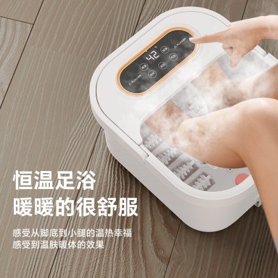 金正折叠加热泡脚桶家用自动加热泡脚盆便携式恒温款电动按摩足浴图2