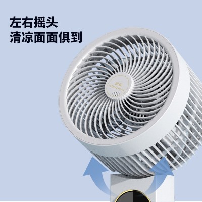 金正夏季摇头电风扇带遥控器台地两用风扇落地家用静音空 气循环扇图2