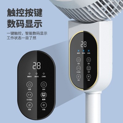 金正夏季摇头电风扇带遥控器台地两用风扇落地家用静音空 气循环扇图3