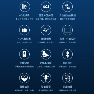 家用全身豪华4DSL双导轨按摩椅太空舱全自动多功能按摩沙发按摩器图3