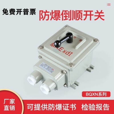 IIBIP54防爆倒顺停开关30A/60A可逆正反转BQXN100A图2