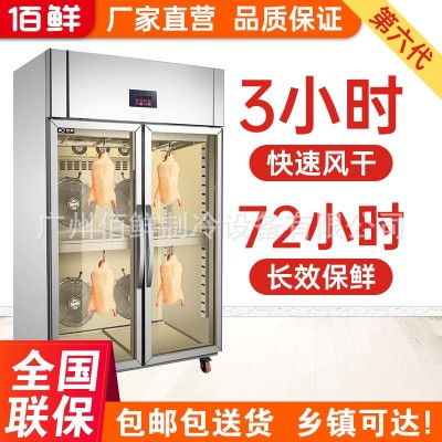 商用晾鸭柜烤鸭风干柜 烧鸭烧腊烧鹅智能鸭胚吹干柜 除湿保鲜柜图2