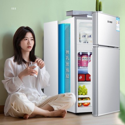 志高跨境电商家用双门迷你小型冷藏冷冻大容量保鲜宿舍租 房电冰箱图3