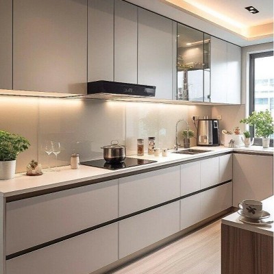 佛山橱柜工厂出口澳洲工程烤漆门板橱柜定制批发kitchen cabinet图5
