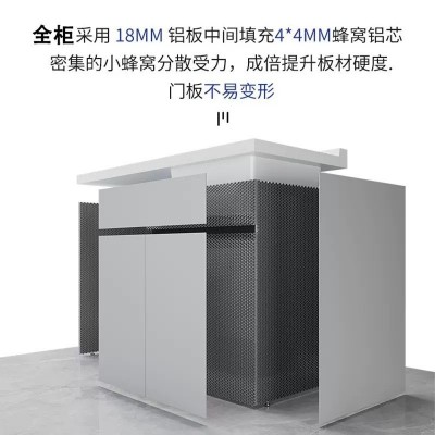 现代蜂窝铝阳台洗衣机柜组合洗衣槽池台盆带搓板一体阳台柜 伴侣新图2