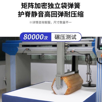 跨境卷包盒子记忆棉床垫酒店民宿独立弹簧可压缩家用乳胶床垫批发图2
