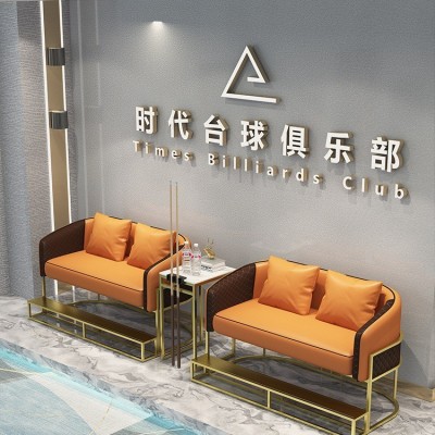 台球桌椅台球沙发椅台球椅台球厅专用卡座椅观球椅休闲桌球椅图3
