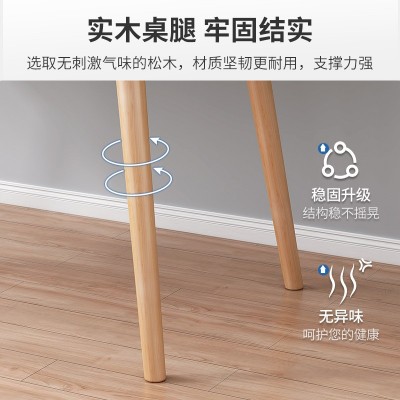 电脑桌台式出租屋简易桌子女生卧室办公桌书桌学生家用学习写字桌图4