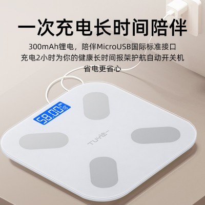 已接入米家APP体重秤电子秤专用家用称重秤体脂秤人体秤 充电批发图5
