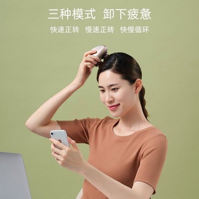 定制公司礼品头皮按摩器头发按摩爪洗头电动头部按摩仪客户礼品图2