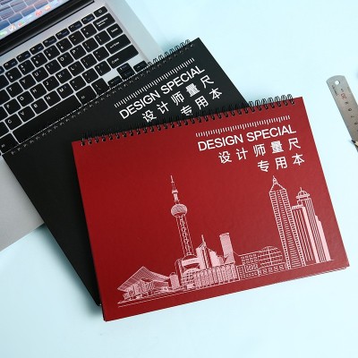 A4设计师量尺专用本 加厚室内全屋测量本手绘量尺寸记录本量房本图3