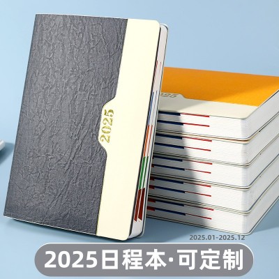 A5日程本年历本每天一页笔记本手账本商务定 制LOGO图5