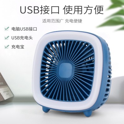复古电视机风扇小夜灯风扇迷你小风扇电视机风扇桌面风扇LED风扇图4