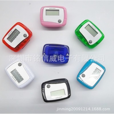 单功能计步器电子单键LCD屏厂家生产多色可选制LOGO计数器计步器图5