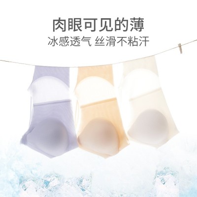 无痕内衣女夏大胸显小聚拢无钢圈胸罩运动美背文胸女士超薄调整型图4