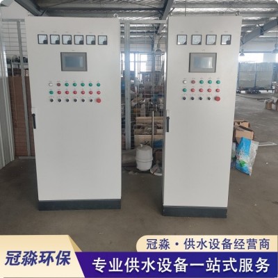 冠淼达 PLC恒压供水变频控制柜 供水设备触摸屏启动柜图2