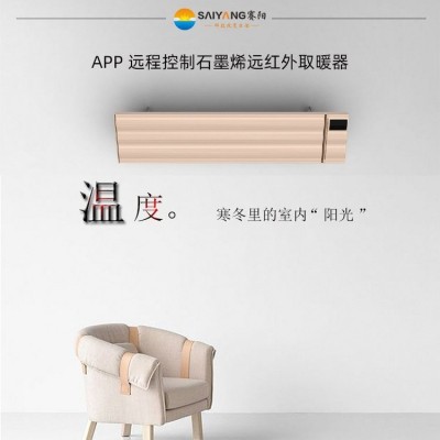 赛阳远红外石墨烯电采暖商用大面积采暖家用壁挂电暖器FS-40QD图2