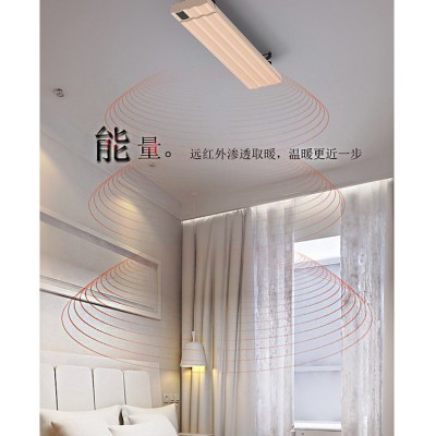 赛阳远红外石墨烯电采暖商用大面积采暖家用壁挂电暖器FS-40QD图3