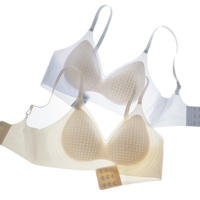 超薄内衣夏季薄款女聚拢防下垂收副乳胸罩无痕冰丝无钢圈美背文胸图5