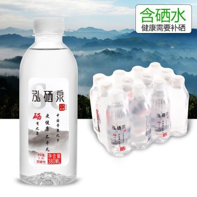 【专供】泓硒泉水368ml*24瓶一箱矿物质冷泉天然弱碱性饮图2