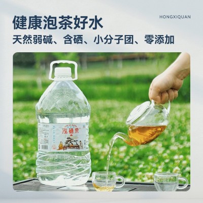 【单桶活动】泓硒泉含硒天然矿泉水泡茶水山泉水弱碱性桶装水代发图2