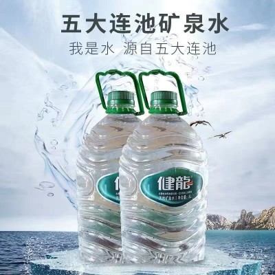 健龙牌 泡茶水 五大连池桶装火山矿泉饮用水煮饭水5LX2桶整箱批发图2