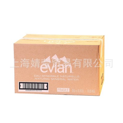 法国Evian依云矿泉水 330ML*20瓶/箱 玻璃瓶 23年新日期图5