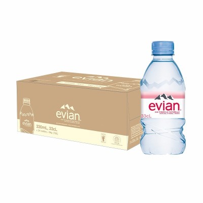 Evian依云法国天然矿泉水330ml*24瓶整箱原装进口矿泉水24年新货图2