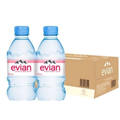 Evian依云法国天然矿泉水330ml*24瓶整箱原装进口矿泉水24年新货图3