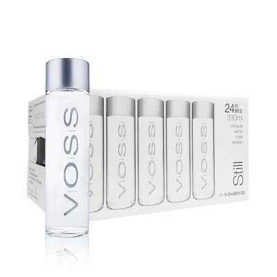 VOSS国产芙丝天然矿泉水饮用水弱碱性纯净水330ml*24整箱塑料瓶图3