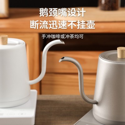 跨境烧水壶家用泡茶专用功夫茶细长嘴控温保温一体恒温电 热水壶图4