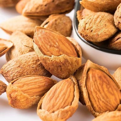 松园山庄巴旦木袋装奶香味薄壳大颗粒坚果零食盐焗味杏仁图2