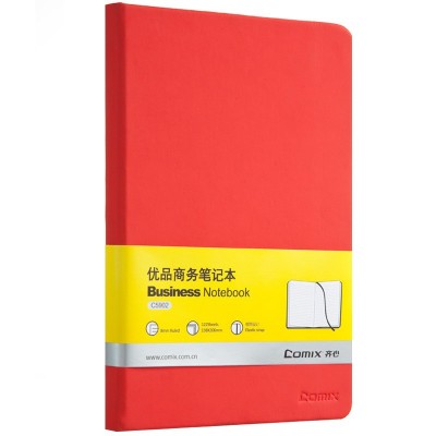齐心5902皮面本商务笔记本工作会议张记事本A5大号加厚本子图2