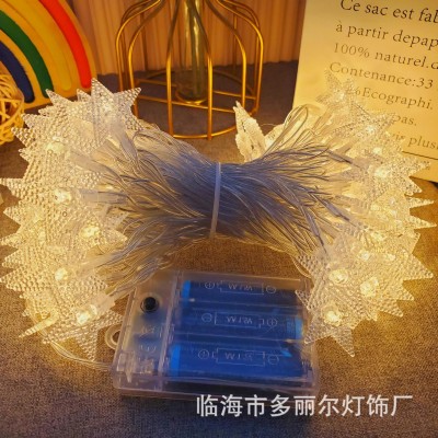 LED星星灯装饰灯批发遥控太阳能灯串彩灯节日灯房间星星灯串跨境图4