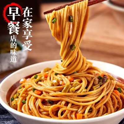 【包邮！！】武汉热干面炸酱面正宗湖北特产碱水面挂面非油 炸批发图2