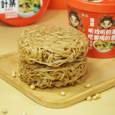 芝麻叶豆面条河南美食冲泡速食非油炸宵夜方便面批发代发图4