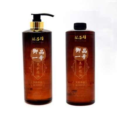 千秋明月厂家 美容院御品养护玫瑰润肤 肩颈开背按摩油 檀香精油图3