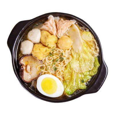华祥清真三鲜伊面老式包32袋大面饼干吃方便面泡面厂家直销批发图3