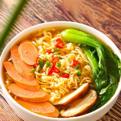 华祥清真三鲜伊面老式包32袋大面饼干吃方便面泡面厂家直销批发图2