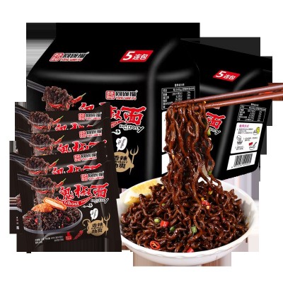 【官方正品】同碗福魔鬼椒面鬼椒面方便面零食免煮速食宿舍整箱袋图5