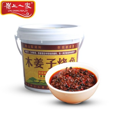 湖北岭上人家木姜子酸菜烧鱼调味料鱼火锅底料900g*1件批发图3