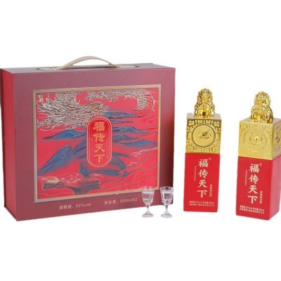 白酒批发 福满门优质浓香型纯粮52度整箱批发礼盒装陈年白酒粮食图5
