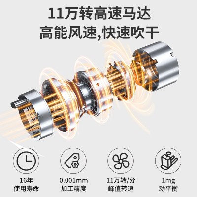 维创智能跨镜中空高速无叶吹风机11万转无刷电机亚马逊源头工厂新图2