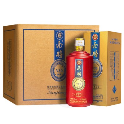 南将V30贵州茅台镇酱香型白酒53度优级纯粮食白酒500ml*6整箱装图4