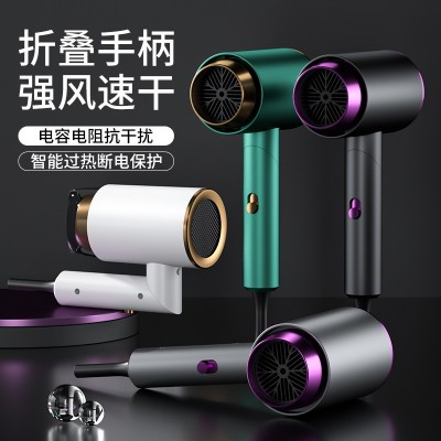 跨境新款折叠吹风机大功率家用大风力学生宿舍专用吹风筒工厂直销图3