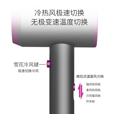 亚马逊跨境电吹风机家用发廊大功率网红蓝光负离子护发吹 风筒批发图5